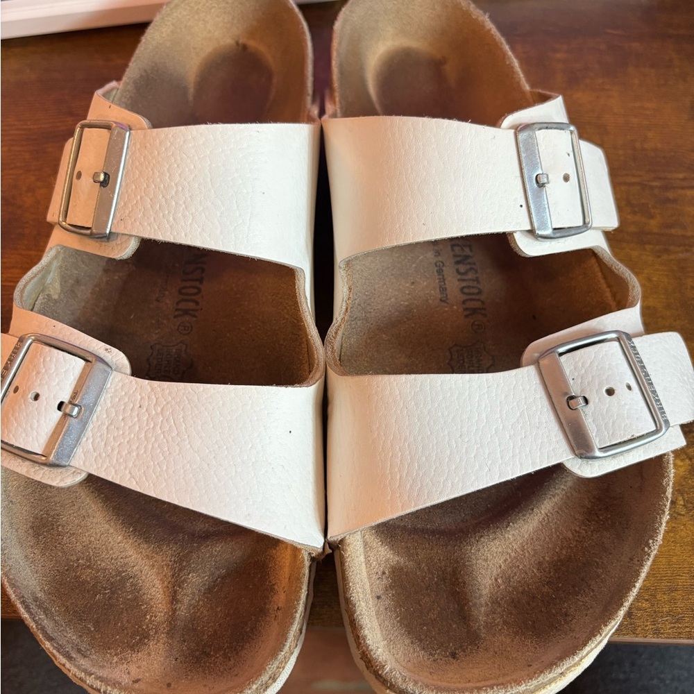 Birkenstock White Sandals